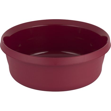Bol en plastique, mat, 9L, bordeaux -JAG (1/3)