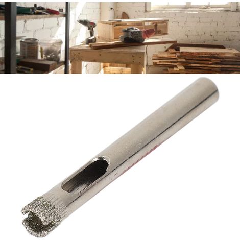Lochsäge für Holzbearbeitung, 6 mm Bohrer, zum Bohren verschiedener Materialien, auch harter und spröder Materialien, 10er-Packung. (1/5)