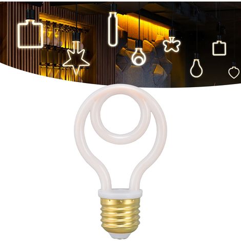 E27-Schraubfassung LED-Filamentbirne, Retro-Stil, sanftes Licht, ideal für kreative und gemütliche Restaurants. (1/5)