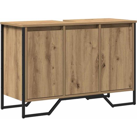 Maison Exclusive - Waschbeckenschrank Artisan-Eiche 91 x 35 x 60