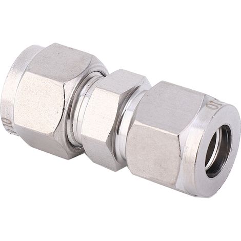 Raccord de tuyau d'air droit en acier inoxydable 304, raccord pneumatique 4 mm/6 mm/8 mm/10 mm/12 mm/10 mm (1/5)