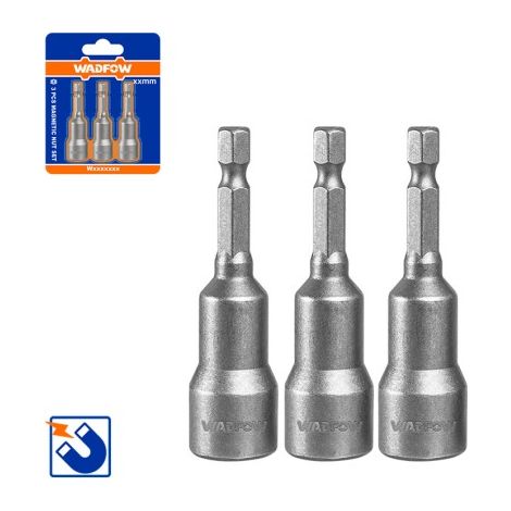 Satz mit 3 magnetischen sechseckigen Bechern von TOLSEN - 12 mm - WADFOW (1/3)