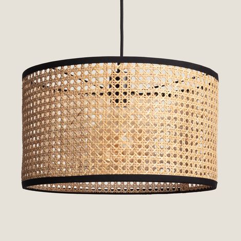 Pendelleuchte aus Rattan Huela Natürlich