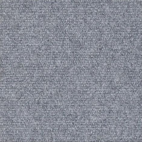 Dalles de moquette autocollantes (gris clair, 30 x 30 cm - 10 pièces), décoration intérieure à faire soi-même, tapis pour chats (1/3)
