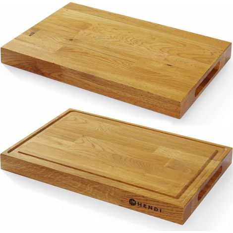 Tagliere in rovere, 42x28 cm, spessore 4 cm