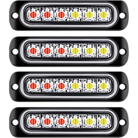 Riloer Balise lumineuse d'avertissement à 6 LED, gyrophare (1/5)