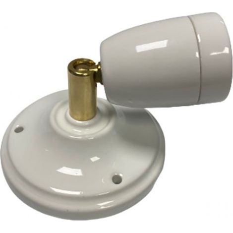 Applique Porcelaine Blanche Orientable à 90°