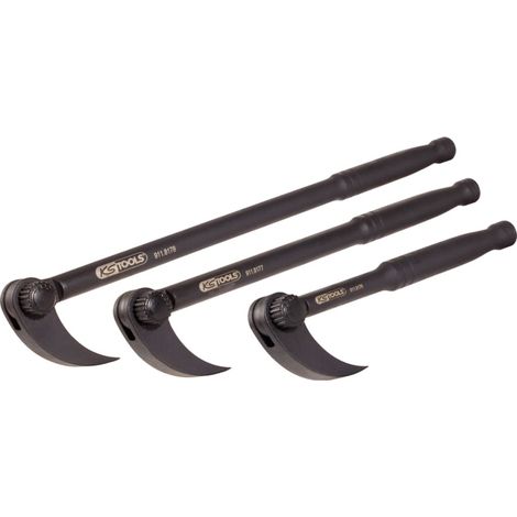 KS TOOLS Juego de palancas con cabeza rodante y articulación de 3 piezas - 911.8175 (1/2)