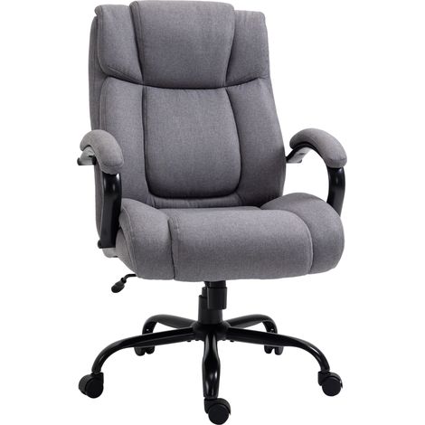 Silla de oficina ergonómica de tejido gris claro regulable 220 kg MODENUIT (1/5)