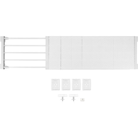 Étagère de tension réglable, séparateur de placard, support de rangement de 24 cm de largeur pour armoire, armoire 75 120 cm/29,53 47,24 pouces (1/5)