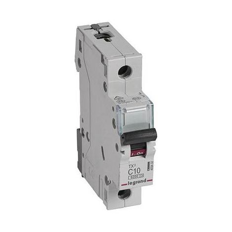 Interruttore automatico 1P C 10A 6kA AC S301 TX3 403432
