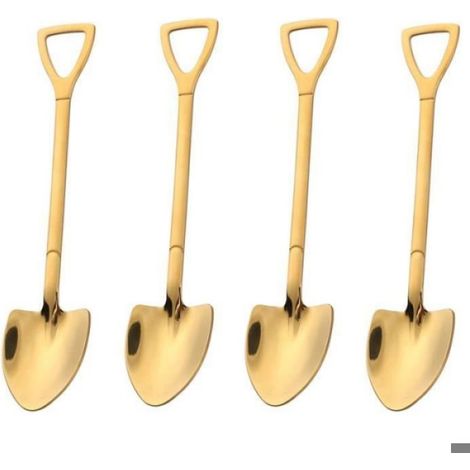 Cuillère De Table - Acier Inoxydable - 15,5 cm - Pour Cuisine Et Service - 4 Pièces (1/4)