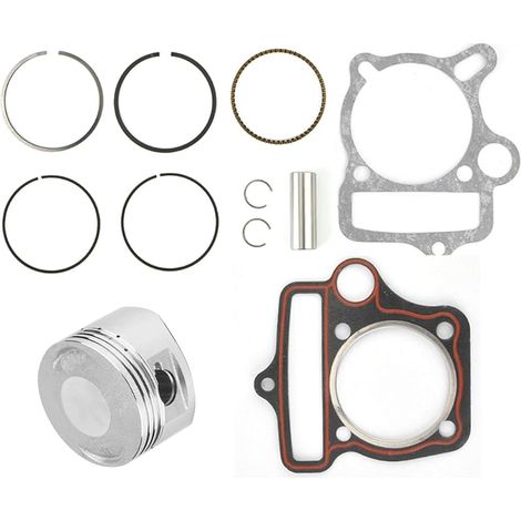 Jeu de Segments de Piston, pi¨¨Ces de Moteur 54mm Joints de Segments de Piston compatibles avec Lon-CIN Li-Fan ATV Go Kart Bike (1/5)