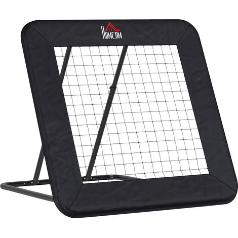 Rebondisseur football pliable multisport avec 4 angles réglables, filet de retour 105 x 105 cm, structure métal, entraînement extérieur  CHICFURN (1/5)