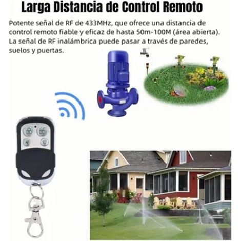 Télécommande de Garage Cloning Blue 27A 12V avec 4 Boutons et Chaîne de Clés - Télécommande 433MHz, Facile à Utiliser pour Portes de Garage, Portes Électriques (1/5)