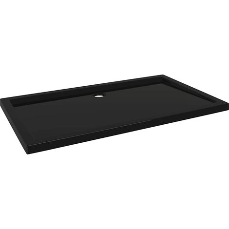 Maison Exclusive - Piatto Doccia in ABS Rettangolare Nero 70x120 cm