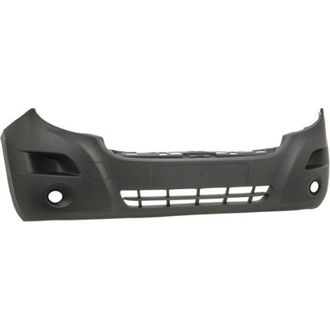 Pare-choc avant noir avec trous pour anti-brouillards Renault Master 3 phase 1 et 2 2010-2019