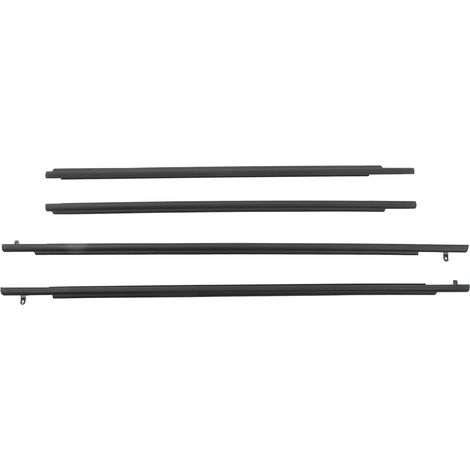 Garniture de moulure de fenêtre auto 4 pièces, antibruit, remplacement 68160 AE010 pour Sienna 2003-2010 (1/5)