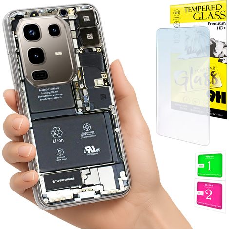 Funda para Infinix Note 50 Pro 4G con foto, cubierta trasera y cristal 9H. (1/5)