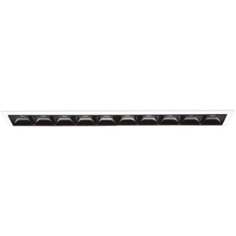 Downlight encastré à 10 lumières noir, 4000K, 21W (1/2)