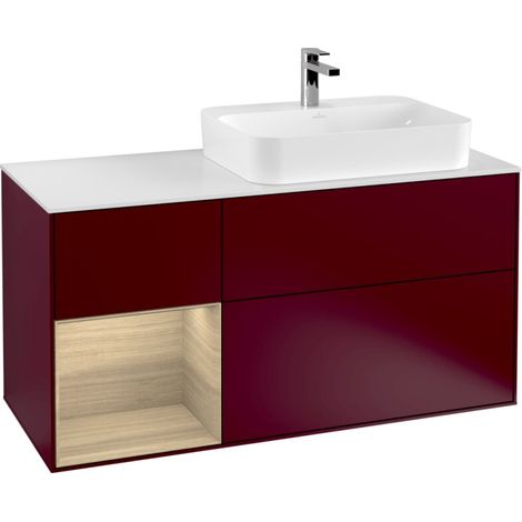 Villeroy & Boch F391PCHB Meuble sous-lavabo Finion F39 (1/2)