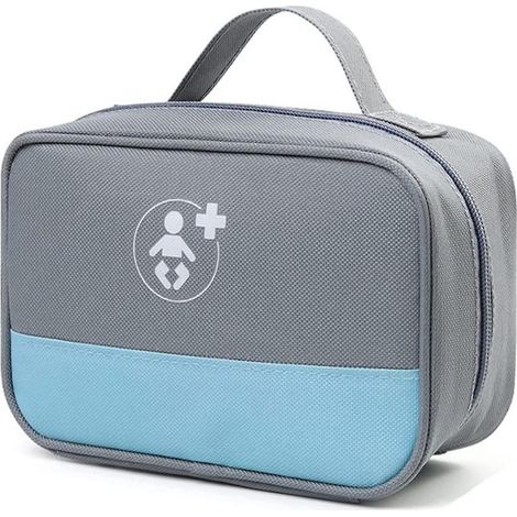 trousse De Secours, Bote Mdicale Boite De D'urgence Bote De Rangement En Tissu Sac De Rangement Portable Familial Bote Mdicaments En Couches Mult (1/5)