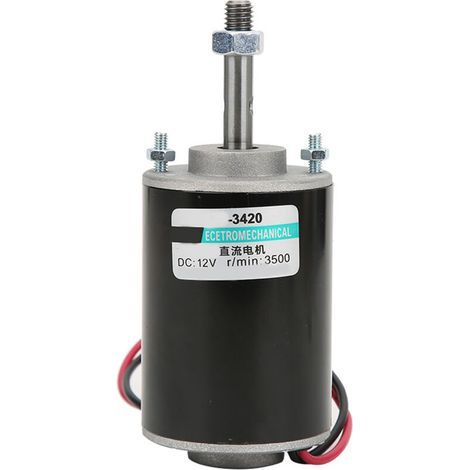 Moteur à courant continu à aimant permanent à grande vitesse à faible bruit CW CCW Mini moteurs électriques brossés 30W12V 3500RPM (1/5)