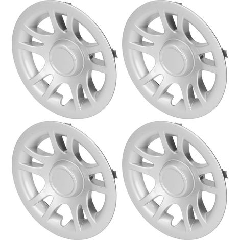 Lot de 4 enjoliveurs de roue de 8 pouces pour voiturette de golf, réduisant la résistance au vent et aux rayures, universels et compatibles avec E-Z-GO. (1/5)