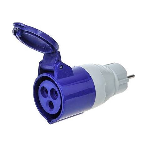 Adaptador proplus schuko to cee 16A IP44 (1/3)
