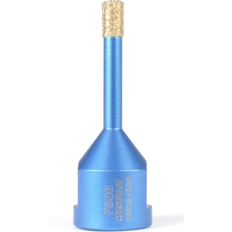 FRESA DIAMANTATA A SECCO E UMIDO Žÿ 6 MM MONTOLIT MONDRILLO FS6