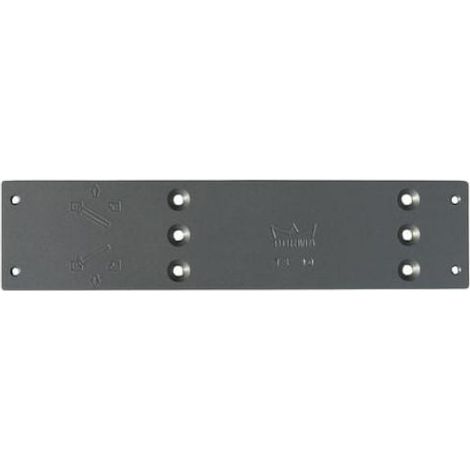 Dorma TS90 Placa de Montaje RAL9006 Duradera y Robusta