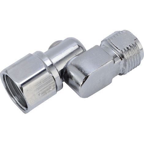 Joint de pistolet de pulvérisation sans air, filetage de 7/8 pouces, Rotation à 360 degrés, pulvérisateur de peinture léger, couleur argent (1/5)