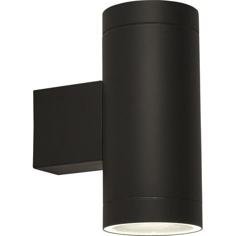 Searchlight 2Lt Light Outdoor Up Down Light avec capteur Dusk Till Dawn, noir (1/4)