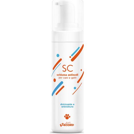 Schiuma antinodi districante e antirottura per cani e gatti 200 ml