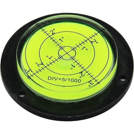 Dispositif de mesure de niveau à bulle circulaire pour grues