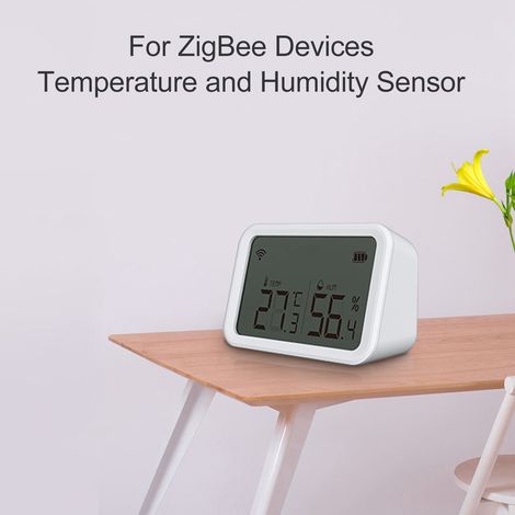 WLAN-Temperatur- und Feuchtigkeitssensor mit LCD-Display und App – NAS-TH02B zur Fernüberwachung (1/5)