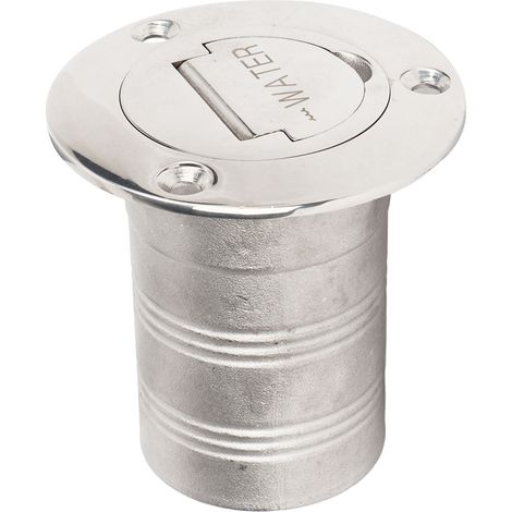 Quincaillerie marine à angle droit de type coquille en acier inoxydable 316, adaptée aux entrées de carotte de pont sans clé, carotte de 50 mm (2 pouces). (1/5)