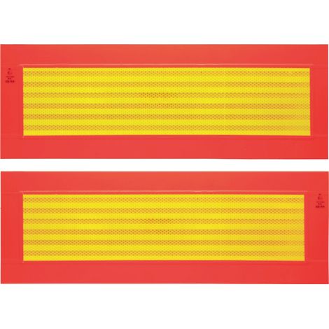 IWH ECE 70 097607 Warnstreifen Orange (fluoreszierend), Gelb (reflektierend) 1 St. (L x B) 565 mm x
