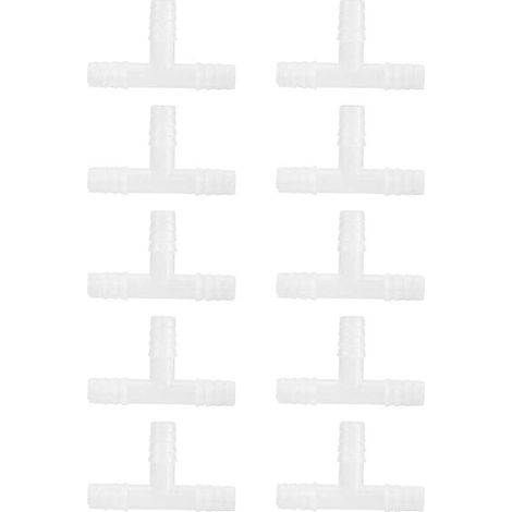 Lot de 10 connecteurs en T 3 voies pour tube à air - tuyau de contrôle du débit d'air pour aquarium (1/5)