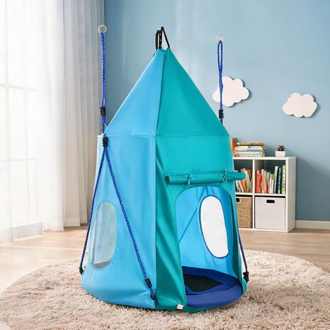 Portique de balançoire 2 en 1 réglable de 120 à 180 cm (1/5)