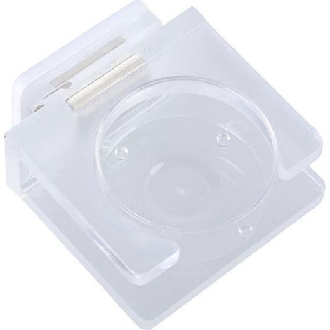 Bol en eau magnétique pour reptiles, gamelle alimentaire antidérapante pour dragon barbu, plat de nourriture stable et facile à nettoyer. (1/4)
