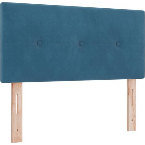 Maison Exclusive - Tête de lit Bleu foncé 90 cm Velours