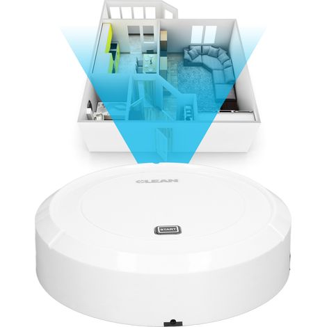 Aspirateur robot intelligent pour la maison avec une puissance d'aspiration élevée de 1200 Pa, mini aspirateur robot portable, chargement USB. (1/5)
