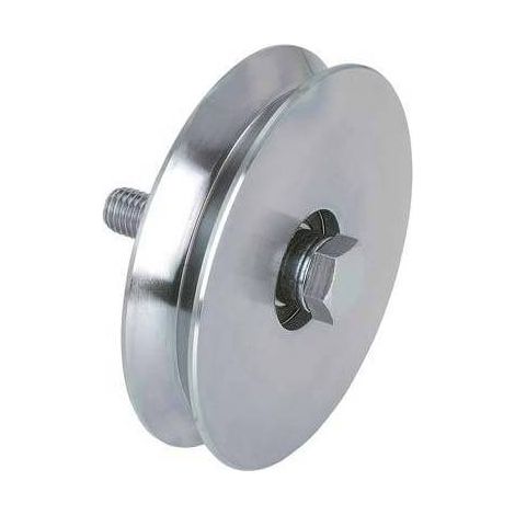 2,0 x RUOTA CANCELLO A FISSARE GOLA V 402 COMBI