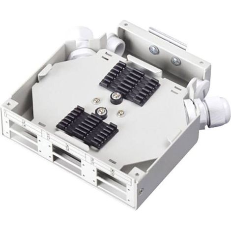 Boîtier d'épissure fibre optique (FO) DN-96890 gris 1 pc(s) W389001 (1/2)