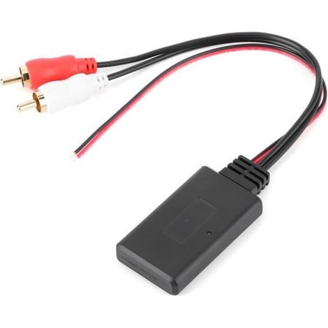 Bardusch - Adaptateur AUX pour voiture Adaptateur de Module Bluetooth sans fil universel AUX Audio 2 Câble auxiliaire RCA Connecteur (1/4)