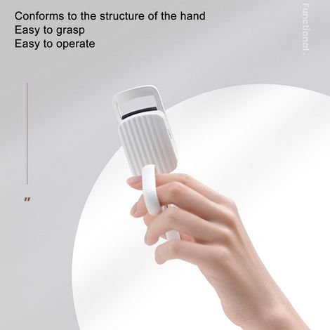 Curleur À Cils Électrique - Chauffage Rapide 40 À 60 °C - Design Ergonomique À Grand Angle - Rechargeable USB - 1 Pièce (1/5)