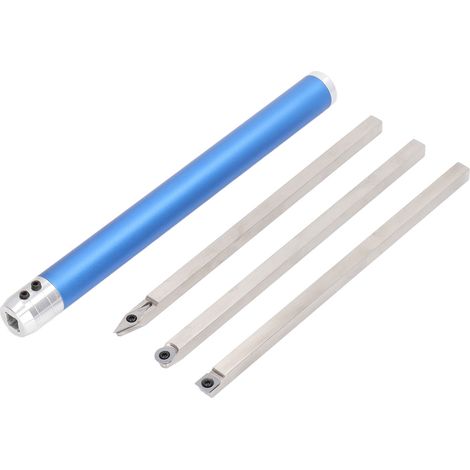 Set aus 6 Drechselwerkzeugen mit Hartmetallspitzen, geschärft und einfach zu bedienen, für Tischler- und Holzbearbeitungsarbeiten. (1/5)