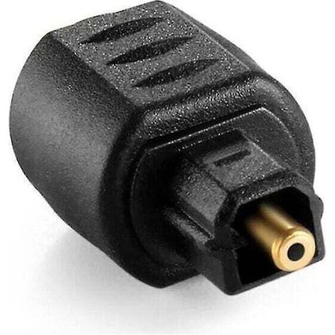 Adaptateur audio optique 3,5 mm femelle vers numérique mâle – Connecteur pour câble courant faible – Conversion audio numérique précise (1/2)