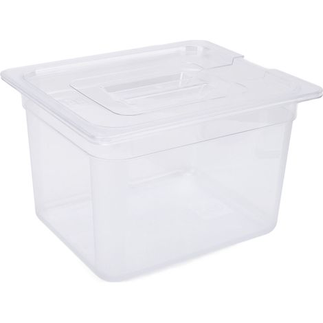 Récipient à mijoteuse avec couvercle en plastique 12L, stockage des aliments pour la plupart des cuisinières (1/5)